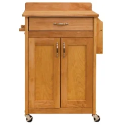 Wood Kitchen Cart In Natural Birch In Brown - Catskill Craftsmen -Restaurant Furniture Store GUEST d73ff62d 5407 4fac b9dc 2a42df93bd21