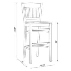 Set Of 2 Maryah Barstools - Linon -Restaurant Furniture Store GUEST d77dfe66 007c 490f ad3a c6a4ed3d3385