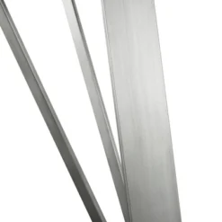 Cressida Glass And Stainless Steel Rectangular Dining Table Black - Armen Living -Restaurant Furniture Store GUEST d8056321 c061 486c 9814 d1525007ad54