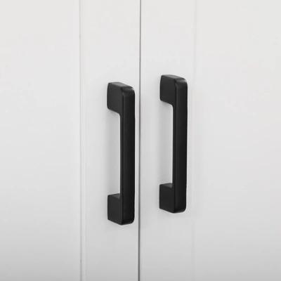 HOMCOM 72" Freestanding Kitchen Pantry, 4-Door Storage Cabinet Organizer With Adjustable Shelves, Kitchen Cabinet With Doors And Shelves, White 6 HOMCOM 72" Freestanding Kitchen Pantry, 4-Door Storage Cabinet Organizer With Adjustable Shelves, Kitchen Cabinet With Doors And Shelves, White - Image 4