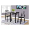 3pc Dining Set Black Metal - EveryRoom -Restaurant Furniture Store GUEST d8b1ed7c 0a25 4502 8dd2 3934d0bef23d