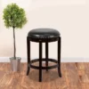Flash Furniture 24'' High Backless Wood Counter Height Stool With LeatherSoft Swivel Seat -Restaurant Furniture Store GUEST dc6af0a5 849c 4efb b7e5 2b4127fa5d7a