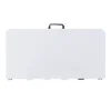 Flash Furniture 2.79-Foot Square Bi-Fold Granite White Plastic Folding Table With Carrying Handle -Restaurant Furniture Store GUEST dcb18a31 bfef 4fa0 99f9 beac48f7b887