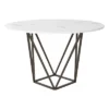 Modern 51" Round Dining Table Stone Antique Brass - ZM Home 2 Modern 51" Round Dining Table Stone Antique Brass - ZM Home -Restaurant Furniture Store GUEST dd716c37 b58e 49ae a7d6 bd240606edc2