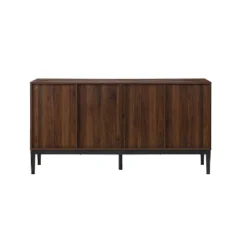 Apakah 63"Wide 4 Door Modern Storage With Metal Legs | KARAT HOME -Restaurant Furniture Store GUEST de210f12 b5c3 4472 9c30 c2fa3a431747