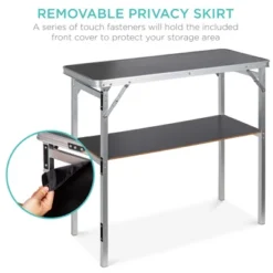 Best Choice Products Portable Pop-Up Bar Table For Indoor/Outdoor, Party, Picnic W/ Carrying Case, Removable Skirt -Restaurant Furniture Store GUEST de3bbc7d 7e9a 469d 850a bc487831f259