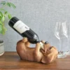 True Dachshund Polyresin Wine Bottle Holder Set Of 1, Yellow, Holds 1 Standard Wine Bottle -Restaurant Furniture Store GUEST de86d9b6 9169 4077 8d2f 46785bc67e6f