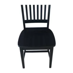 Set Of 3 42" Dual Table With 2 Mission Chairs Dining Sets Black - International Concepts -Restaurant Furniture Store GUEST de9bc667 6e30 4cc5 94a6 39d5dc4eb19e