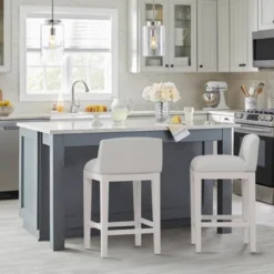 Set Of 2 26" Bronn Non Swivel Counter Height Barstools White /Silver - Hillsdale Furniture 24 Set Of 2 26" Bronn Non Swivel Counter Height Barstools White /Silver - Hillsdale Furniture -Restaurant Furniture Store GUEST de9d4b88 e1a5 4296 b0a6 1e747b0da130