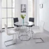 5pc Escondido Dining Set White - Steve Silver Co. -Restaurant Furniture Store GUEST e04cfca2 679d 4bfe a0fa 952ddbc80a64