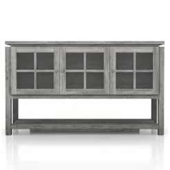 Carita Transitional Windowpane Cabinets Buffet - HOMES: Inside + Out -Restaurant Furniture Store GUEST e388c616 9195 4302 b988 2c25fa4972c5