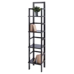 Aiden Narrow Bakers Rack Coffee - Winsome Wood -Restaurant Furniture Store GUEST e458b0f0 f537 43d5 800d 979303d1fea6