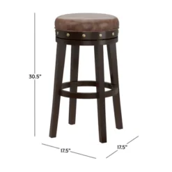 Benard Backless Barstool Deep Smoke Brown - Hillsdale Furniture -Restaurant Furniture Store GUEST e52d6d74 0df0 4739 bffc 7b86593654ae
