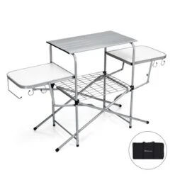 Costway Foldable Camping Table Outdoor Kitchen Portable Grilling Stand Folding BBQ Table 17 Costway Foldable Camping Table Outdoor Kitchen Portable Grilling Stand Folding BBQ Table -Restaurant Furniture Store GUEST e5828416 594c 4532 81a9 56759e336179