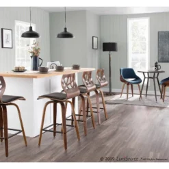 Set Of 2 Folia Mid-Century Modern Counter Height Barstools - LumiSource -Restaurant Furniture Store GUEST e649a850 c483 4a6a a78d 098d64fa598f