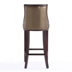 Fifth Avenue Upholstered Beech Wood Faux Leather Barstool - Manhattan Comfort -Restaurant Furniture Store GUEST e75980cc c4a1 495e 906f cbbdc87431fa