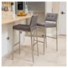 Set Of 2 Qyto 30" Fabric Barstool Light Gray - Christopher Knight Home -Restaurant Furniture Store GUEST e8037036 a906 4a2f 8932 409d2f42841b