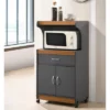 Microwave Kitchen Cart In Gray Oak - Hodedah 2 Microwave Kitchen Cart In Gray Oak - Hodedah -Restaurant Furniture Store GUEST e88645d1 660b 4868 83bf 78e0e4e38b37