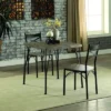 3pc Fairlands X Cross Back Dining Table Set Gray/Dark Bronze - HOMES: Inside + Out 1 3pc Fairlands X Cross Back Dining Table Set Gray/Dark Bronze - HOMES: Inside + Out -Restaurant Furniture Store GUEST e8f0da62 2019 41b3 b564 c7765f868459