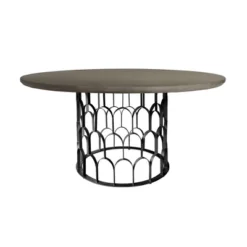 Gatsby Concrete And Metal Round Dining Table Gray - Armen Living 8 Gatsby Concrete And Metal Round Dining Table Gray - Armen Living -Restaurant Furniture Store GUEST eafa30f5 fba5 4424 b211 600cda821d93
