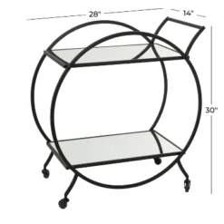 Contemporary Glam Metal Bar Cart - Olivia & May 16 Contemporary Glam Metal Bar Cart - Olivia & May -Restaurant Furniture Store GUEST ebe6f16d a123 4e7d acac cd69a6cfa4ef