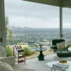 Life Story MyWinebar 9 Bottle Wine Holder Wood Frame Floor Storage Rack Display Stand With Tilted Top Shelf And 2 Flat Display Shelves