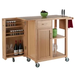 Douglas Kitchen Cart Natural - Winsome -Restaurant Furniture Store GUEST ec8db5ec 6479 4342 af9f 3e6e34e6bb25