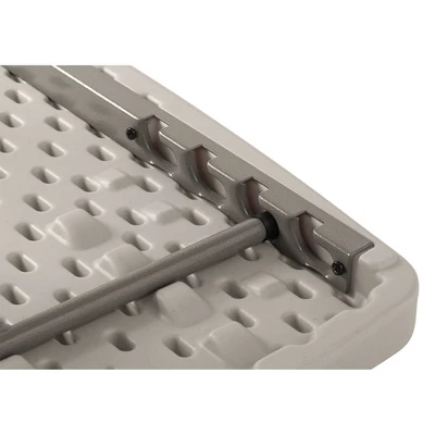 20"x30" Height Adjustable Personal Folding Card Table Speckled Gray - Hampden Furnishings 11 20"x30" Height Adjustable Personal Folding Card Table Speckled Gray - Hampden Furnishings - Image 9