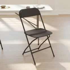 Emma And Oliver Set Of 6 Stackable Folding Plastic Chairs - 650 LB Weight Capacity -Restaurant Furniture Store GUEST ef55ec97 32c8 465d 9b37 312507f8cdf3