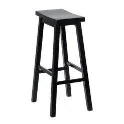PJ Wood Classic Saddle-Seat 29" Tall Kitchen Counter Stools For Homes, Dining Spaces, And Bars With Backless Seats And 4 Square Legs, Black (8 Pack) 8 PJ Wood Classic Saddle-Seat 29" Tall Kitchen Counter Stools For Homes, Dining Spaces, And Bars With Backless Seats And 4 Square Legs, Black (8 Pack) -Restaurant Furniture Store GUEST f075c348 9430 47a8 af31 48f2a53a550a
