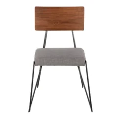 Set Of 2 Loft Mid Century Modern Chairs Gray/Black - Lumisource -Restaurant Furniture Store GUEST f091a1ee f95e 43e3 ba0c e2405cd686a0