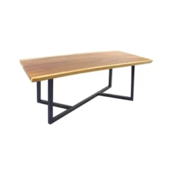 Contemporary Wood Dining Table Brown - Olivia & May -Restaurant Furniture Store GUEST f096f48a b6b3 4437 8169 532b2652833e