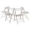4pc Robin Folding Chair Set White - Winsome -Restaurant Furniture Store GUEST f0a4e62a ac9e 402f 8588 ec1a523ad0ce