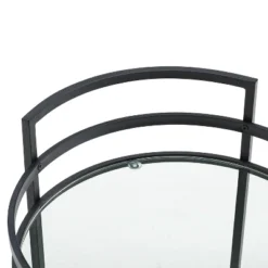 Bailey Round Bar Cart Matte Black - Crosley 19 Bailey Round Bar Cart Matte Black - Crosley -Restaurant Furniture Store GUEST f0b3b41a 4297 46e9 b3ca f910cd74d27c