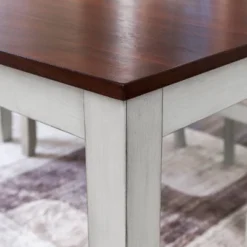 7pc Ellsworth Wood Dining Set Medium Brown - Vifah -Restaurant Furniture Store GUEST f0cc7be3 90b1 44d5 ba82 e299d2c2005c