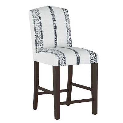 Alex Camel Back Counter Height Barstool In Velvet - Skyline Furniture 10 Alex Camel Back Counter Height Barstool In Velvet - Skyline Furniture - Image 8