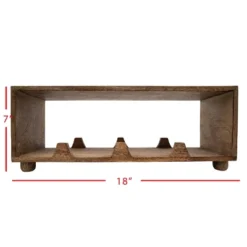 Natural Wood Wine Bottle Holder - Foreside Home & Garden -Restaurant Furniture Store GUEST f13bc496 25ca 49f6 9b1b fd5e5b577f71