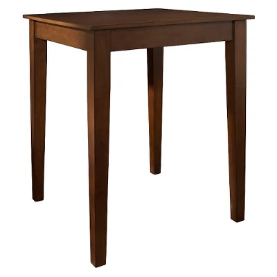 Tapered Leg Pub Table Wood/Mahogany - Crosley 2 Tapered Leg Pub Table Wood/Mahogany - Crosley