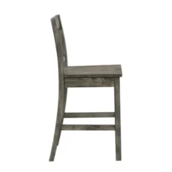 2pc Grayson Counter Height Barstool And Side Chair Set With Wooden Seats Gray - Picket House Furnishings -Restaurant Furniture Store GUEST f2af0044 3906 47cd 825f 7eca74d182ef