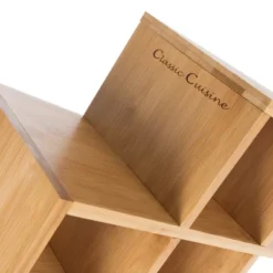 Bamboo 8 Bottle Rack-Space Saving Tabletop Free Standing Bottle Holder For Kitchen, Bar, Dining Room-Modern Storage Shelf By Hastings Home -Restaurant Furniture Store GUEST f47f5e6a 56a0 4663 af9b 6d371f875b8f