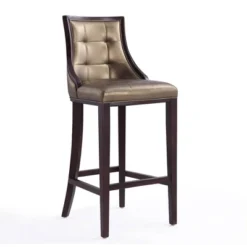 Fifth Avenue Upholstered Beech Wood Faux Leather Barstool - Manhattan Comfort -Restaurant Furniture Store GUEST f51d7e85 0326 498a b85b a13660d30775