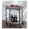 Franklin Bar Cart And Wine Rack Weathered Gray - Threshold™ -Restaurant Furniture Store GUEST f56f95ed 7805 4e5d b69d 257b823aaa93