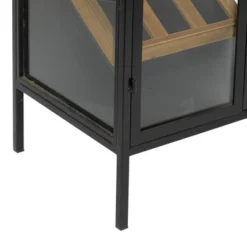Contemporary Wood Standing Wine Rack Black - Olivia & May -Restaurant Furniture Store GUEST f59933c2 f5d4 40d7 b5b6 6d6e71c68728