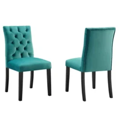 Set Of 2 Duchess Performance Velvet Dining Chairs - Modway -Restaurant Furniture Store GUEST f6fcf9ce 0e95 41b3 9b1f a8d011133292