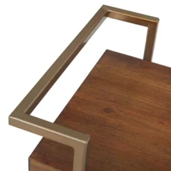 Maxwell Bar Cart Gold - Finch