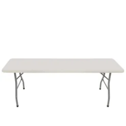 30"x96" Heavy Duty Folding Banquet Table Speckled Gray - Hampden Furnishings
