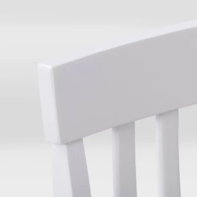 5pc Michigan Two Tone Wood Dining Set Gray/White - CorLiving 8 5pc Michigan Two Tone Wood Dining Set Gray/White - CorLiving - Image 6