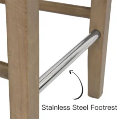 26" Portland Upholstered Counter Height Barstool Wood(Set Of 2) -The Pop Maison -Restaurant Furniture Store GUEST fa7c960a ee53 450c 91c1 06ea434680d1