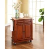 Crosley Wood Top Portable Kitchen Cart - Cherry -Restaurant Furniture Store GUEST fac87e2a 7440 4661 ad51 9a0930015202