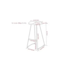 Set Of 2 Leemington Saddle Barstools - WyndenHall -Restaurant Furniture Store GUEST fbffabaa 5503 454b af5e 8c1ae6697b9b
